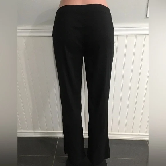 Eileen Fisher NWOT Straight Pants “Sample” Black Lightweight size Small (6-8) - Picture 3 of 10